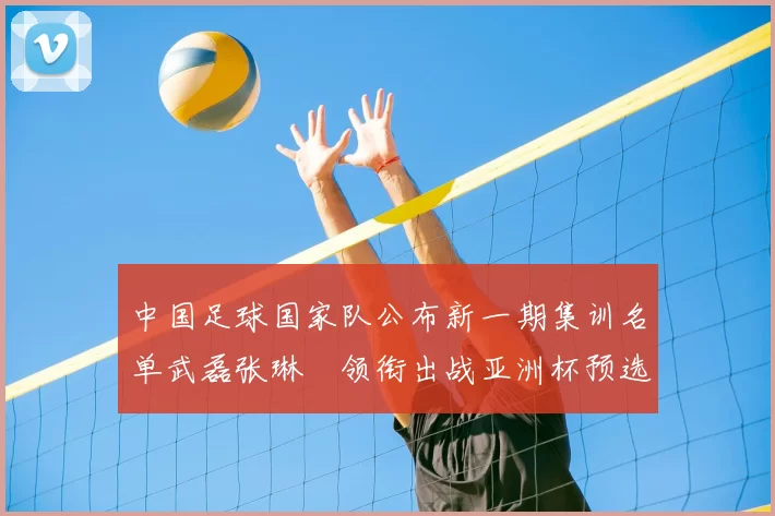 中国足球国家队公布新一期集训名单武磊张琳芃领衔出战亚洲杯预选赛